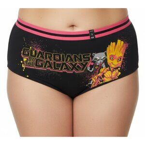 Marvel Guardians of the Galaxy GROOT & ROCKET Plus Size Boyshort Panty (5) NWT